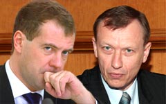 Дмитрий Медведев и Николай Денин