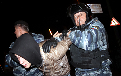 Задержания в Западном Бирюлево © KM.RU, Филипп Киреев Задержания в Западном Бирюлево © KM.RU, Филипп Киреев