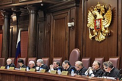 Зал Конституционного суда РФ. Фото с сайта ksrf.ru