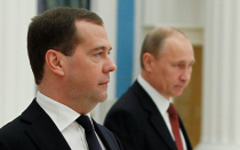 Дмитрий Медведев и Владимир Путин © РИА Новости, Дмитрий Астахов