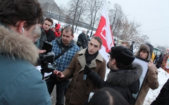 Акция за введение визового режима. Фото с сайта rosndp.org