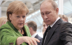 Ангела Меркель и Владимир Путин © РИА Новости, Алексей Дружинин Ангела Меркель и Владимир Путин © РИА Новости, Алексей Дружинин