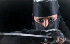 Кадр из клипа «Black Ninja». Скриншот с YouTube