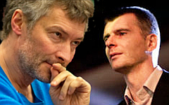 Евгений Ройзман и Михаил Прохоров. Коллаж © KM.RU Евгений Ройзман и Михаил Прохоров. Коллаж © KM.RU