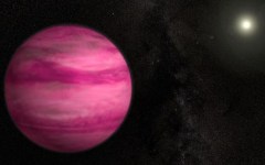 Розовая планета еще не остыла от горячего формирования. Фото с сайта nasa.gov Розовая планета еще не остыла от горячего формирования. Фото с сайта nasa.gov