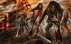 Фрагмент обложки «Dying Alive» Фрагмент обложки «Dying Alive»