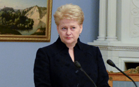 Даля Грибаускайте. Фото с сайта president.lt Даля Грибаускайте. Фото с сайта president.lt