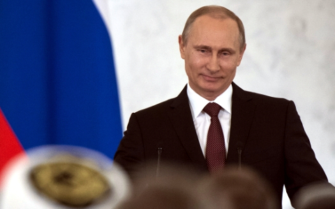 Владимир Путин во время выступления в Кремле © РИА Новости, Сергей Гунеев Владимир Путин во время выступления в Кремле © РИА Новости, Сергей Гунеев