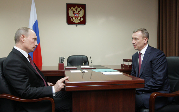 Владимир Путин и Николай Денин © РИА Новости, Алексей Дружинин Владимир Путин и Николай Денин © РИА Новости, Алексей Дружинин