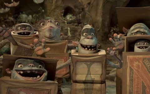 Кадр из мультфильма «Семейка монстров»