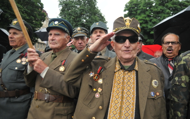 Ветераны Украинской повстанческой армии во Львове © РИА Новости, Павел Паламарчук Ветераны УПА во Львове © РИА Новости, Павел Паламарчук