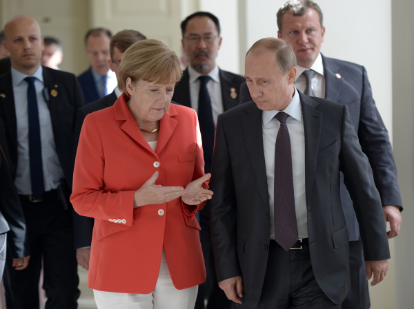 Ангела Меркель и Владимир Путин © РИА Новости, Алексей Никольский
