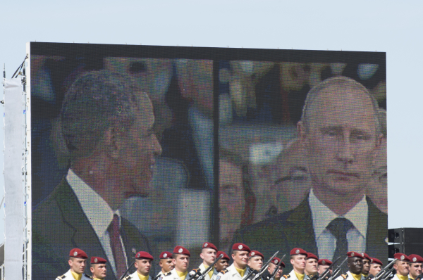 Барак Обама и Владимир Путин © РИА Новости, Сергей Гунеев