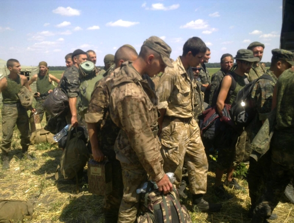 Украинские военнослужащие в Ростовской области © РИА Новости, Юлия Насулина