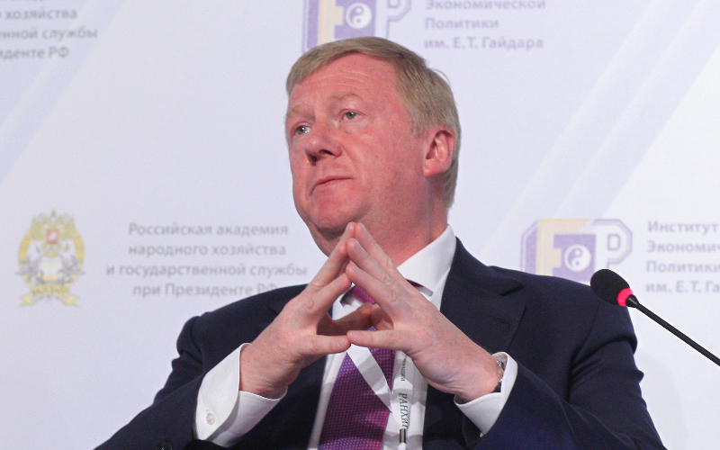 Один из завсегдатаев Гайдаровского форума Анатолий Чубайс © KM.RU, Алексей Белкин Анатолий Чубайс © KM.RU, Алексей Белкин