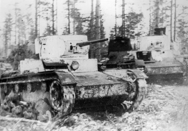 Наступательные действия частей Красной Армии. Советско-финская война 1939-1940 годов. Репродукция фотографии © РИА Новости