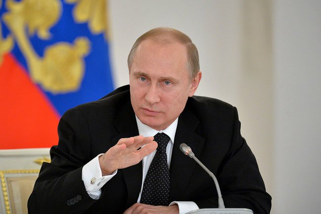 Владимир Путин на заседании Российского оргкомитета «Победа». Фото пресс-службы Президента России