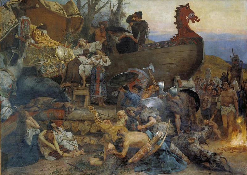 Похороны знатного руса. Картина Г. Семирадского. Фото с сайта wikipedia.org