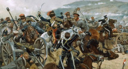 Р.К.Вудвиль. 1897 год. Атака легкой бригады. Изображение с сайта runivers.ru