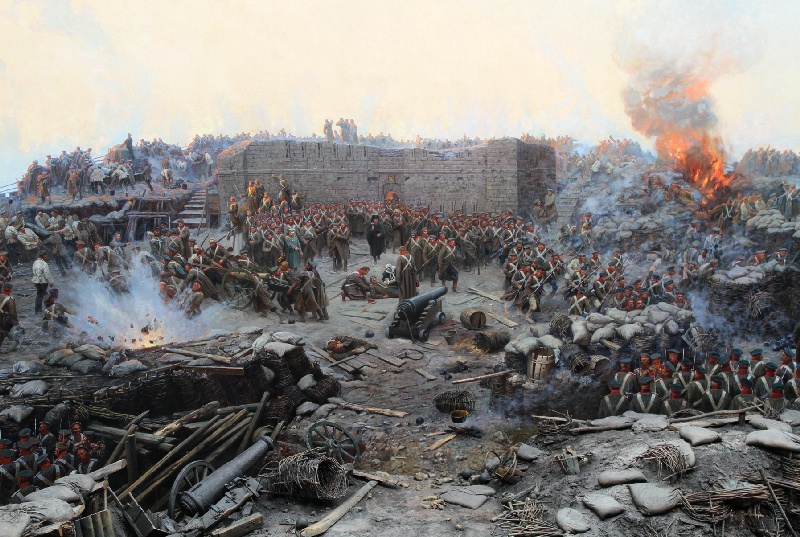 Оборона Севастополя (Франц Рубо). Фото с сайта wikipedia.org