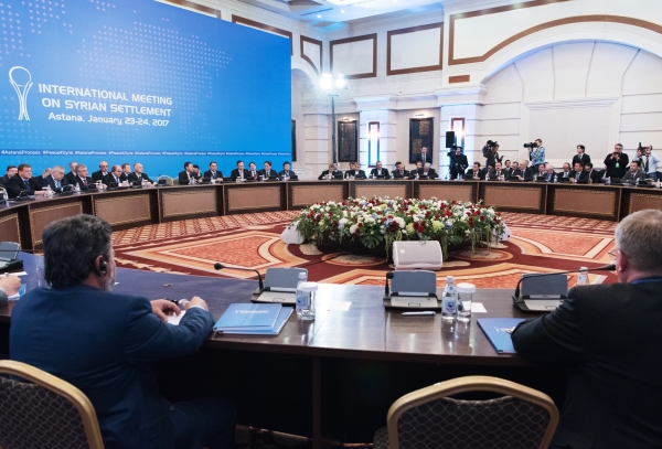 Участники международной встречи по сирийскому урегулированию в Астане © РИА Новости, Болат Шайхинов