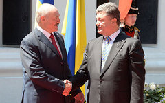 Александр Лукашенко и Петр Порошенко. Фото с сайта president.gov.by