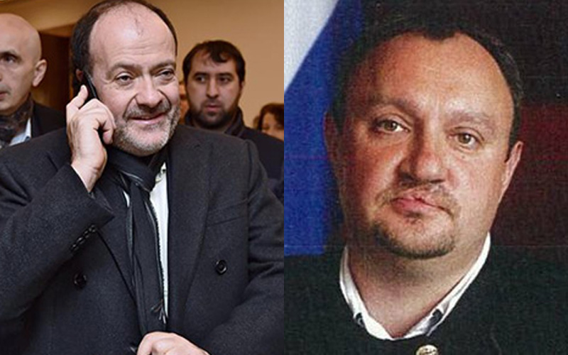 Миллиардер Александр Клячин (слева) и судья Евгений Пахомов © Коллаж KM.RU