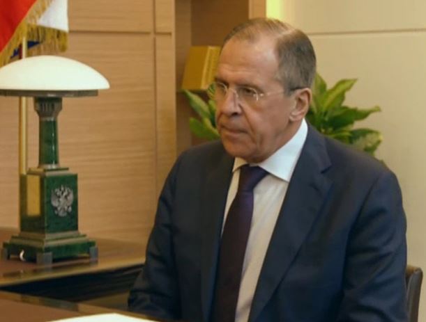 Сергей Лавров. Стоп-кадр из видеотрансляции с сайта kremlin.ru
