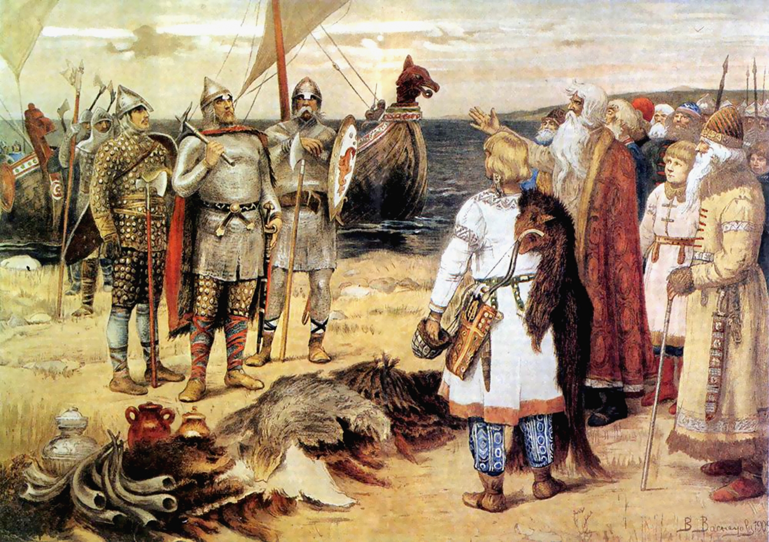 Виктор Васнецов. Варяги. 1909 г.