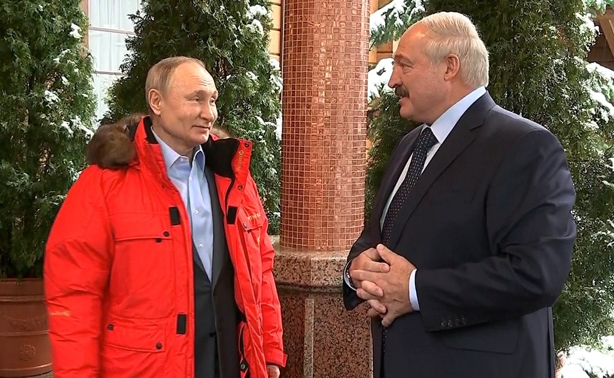 Фото с сайта kremlin.ru Путин и Лукашенко