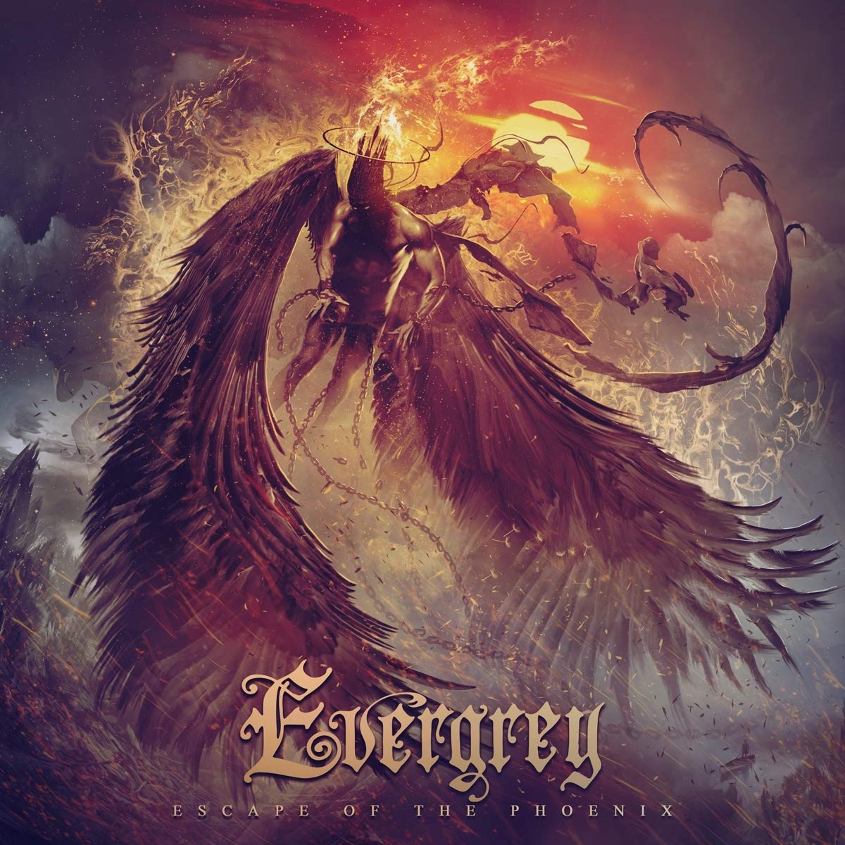 Обложка альбома. Предоставлена издателем Evergrey «Escape Of The Phoenix»