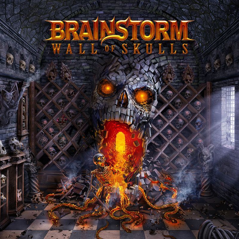 Обложка альбома. Предоставлена издателем Brainstorm «Wall of Skulls»