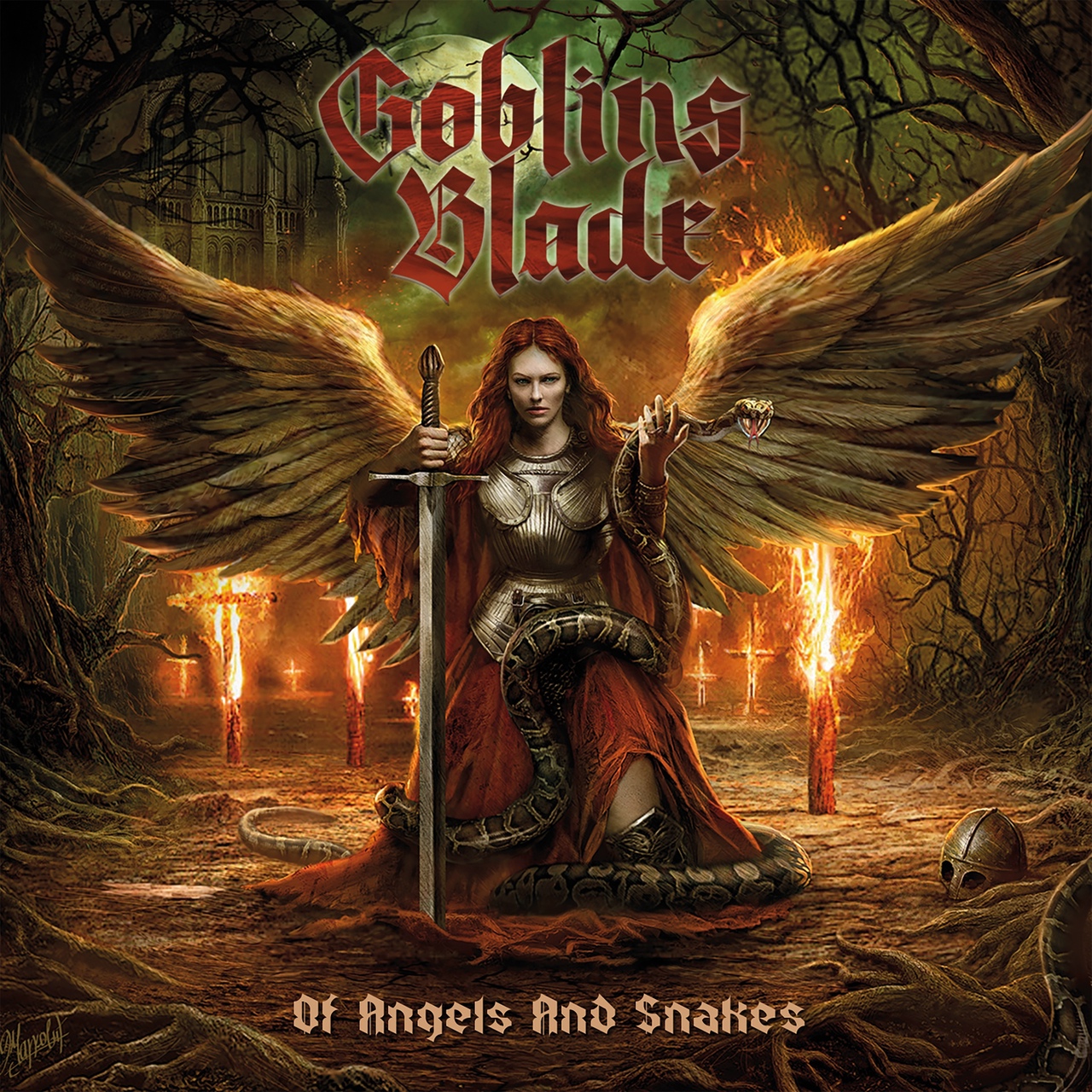 Обложка альбома. Предоставлена издателем Goblin Blade «Of Angels And Snakes»