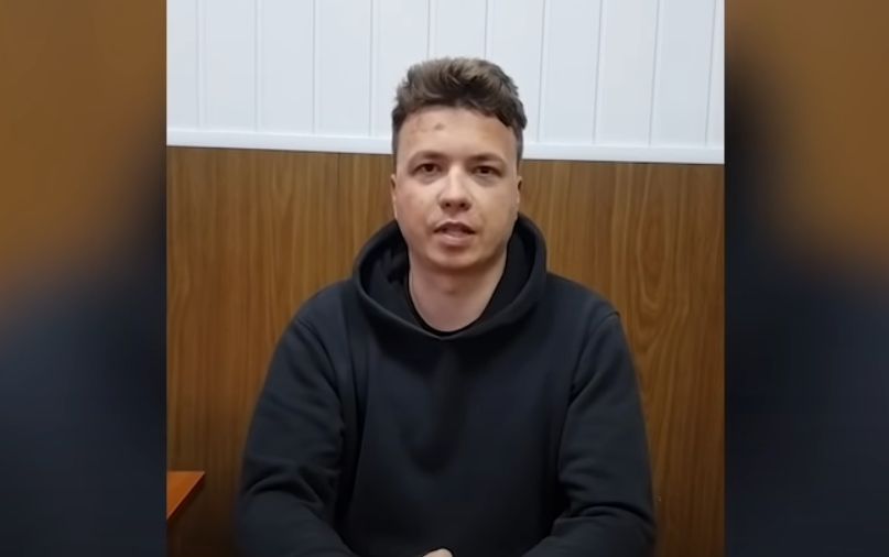 Роман Протасевич. Стоп-кадр из видео в YouTube Роман Протасевич