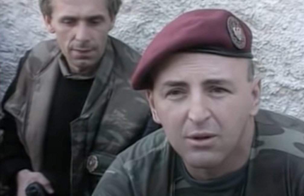 Желько Ражнатович. Стоп-кадр из видео в YouTube Желько Ражнатович