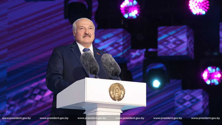 Фото с сайта president.gov.by Лукашенко раскритиковал новые методы борьбы за разделение славянских народов