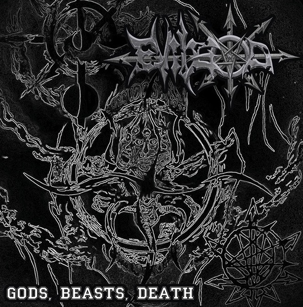 Обложка альбома. Предоставлена издателем Evilgod «Gods, Beasts, Death»