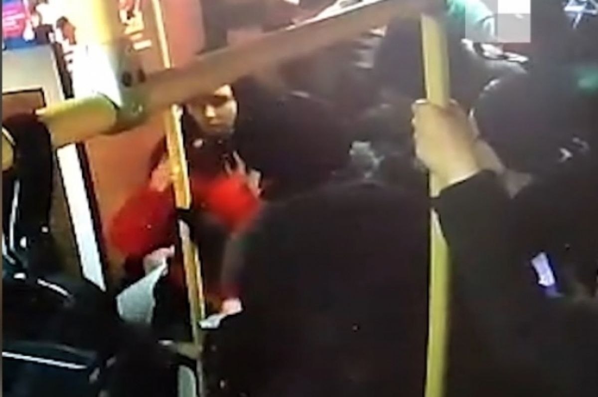 Стоп-кадр с видео конфликта Особенности мигрантской охоты: за избиение русских женщин предложили заплатить