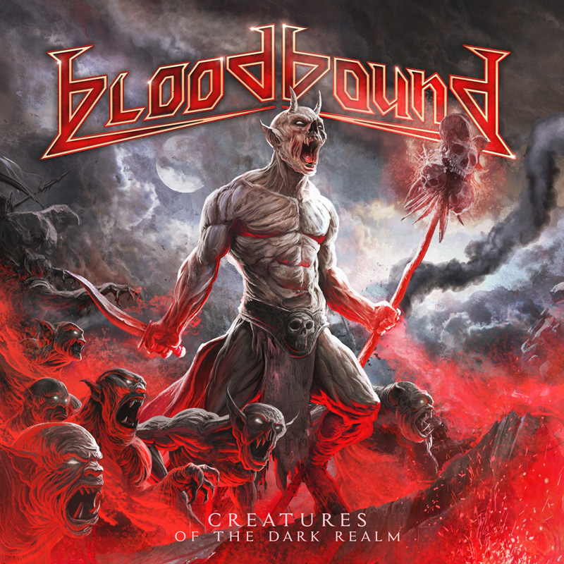 Обложка альбома. Предоставлена издателем BloodBound «Creatures of the Dark Realm»