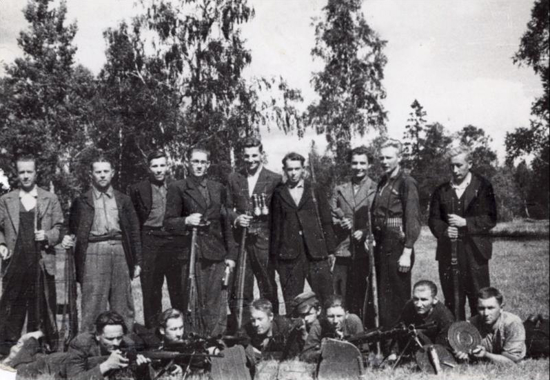 Эстонские «лесные братья», лето 1941 года. Фото с сайта ru.wikipedia.org