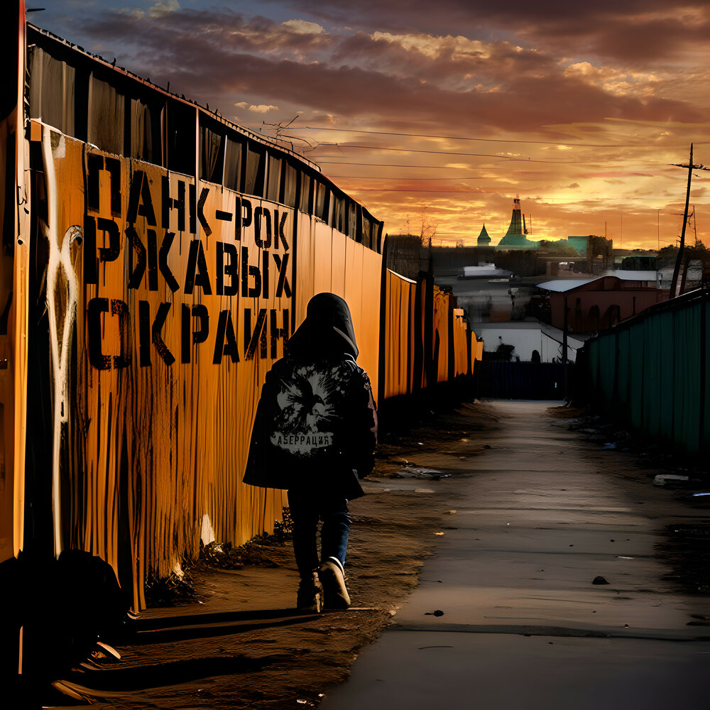 Обложка альбома. Предоставлена издателем Аберрация «Панк-рок ржавых окраин»