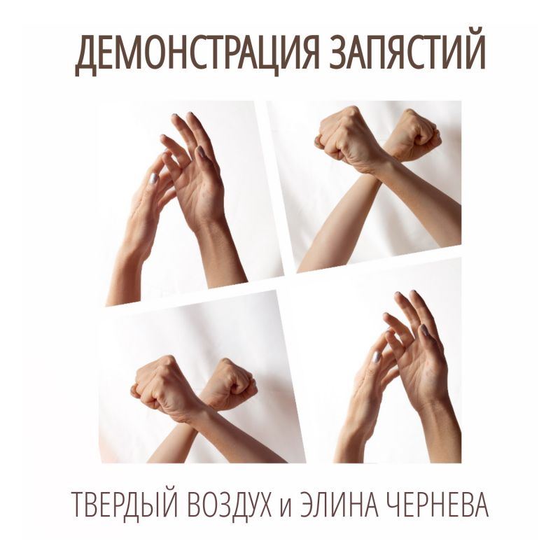 Обложка альбома. Предоставлена издателем Твердый воздух и Элина Чернева «Демонстрация запястий»