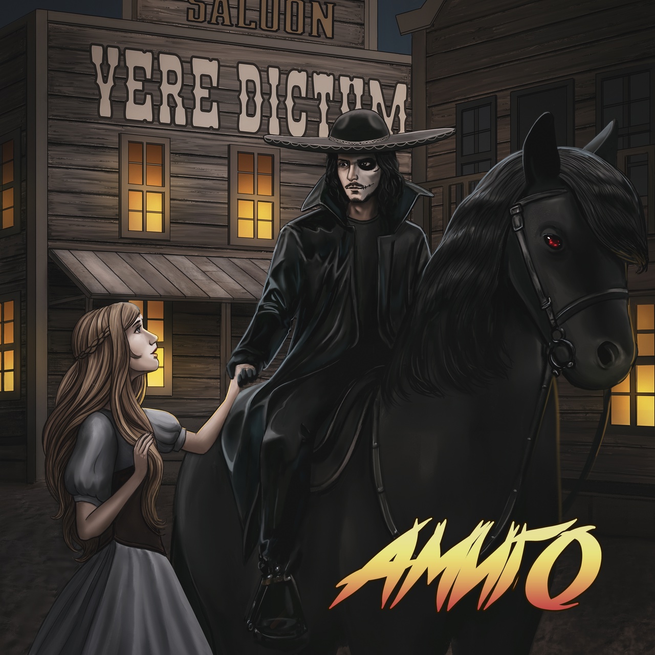 Обложка альбома. Предоставлена издателем Vere Dictum и Сны Саламандры «Амиго» (интернет-сингл)