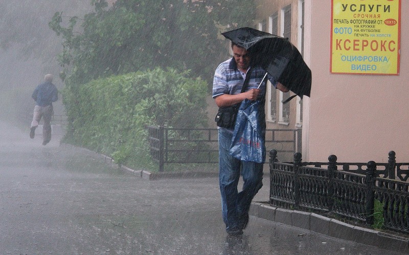 © KM.RU, Алексей Белкин Проливной дождь © KM.RU, Алексей Белкин