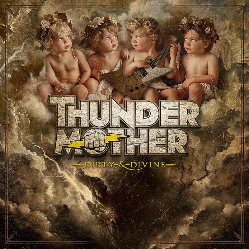Обложка альбома. Предоставлена издателем Thundermother «Dirty & Divine»