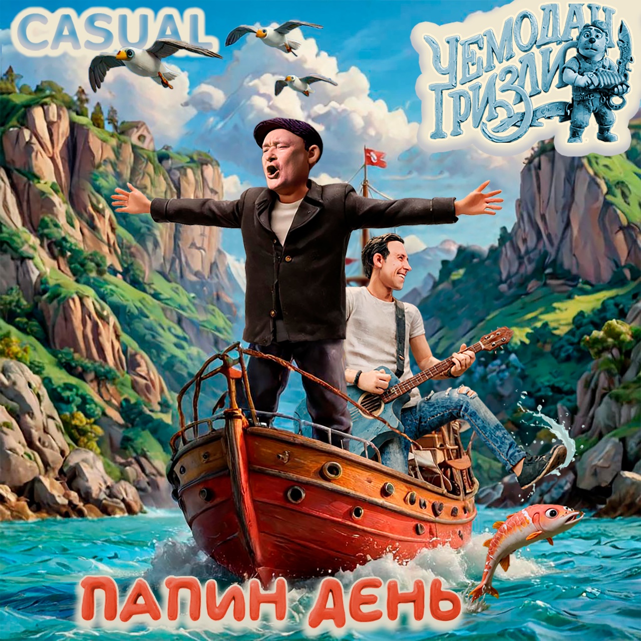 Обложка альбома. Предоставлена издателем Чемодан Гризли feat. Casual «Папин день» (интернет-сингл)