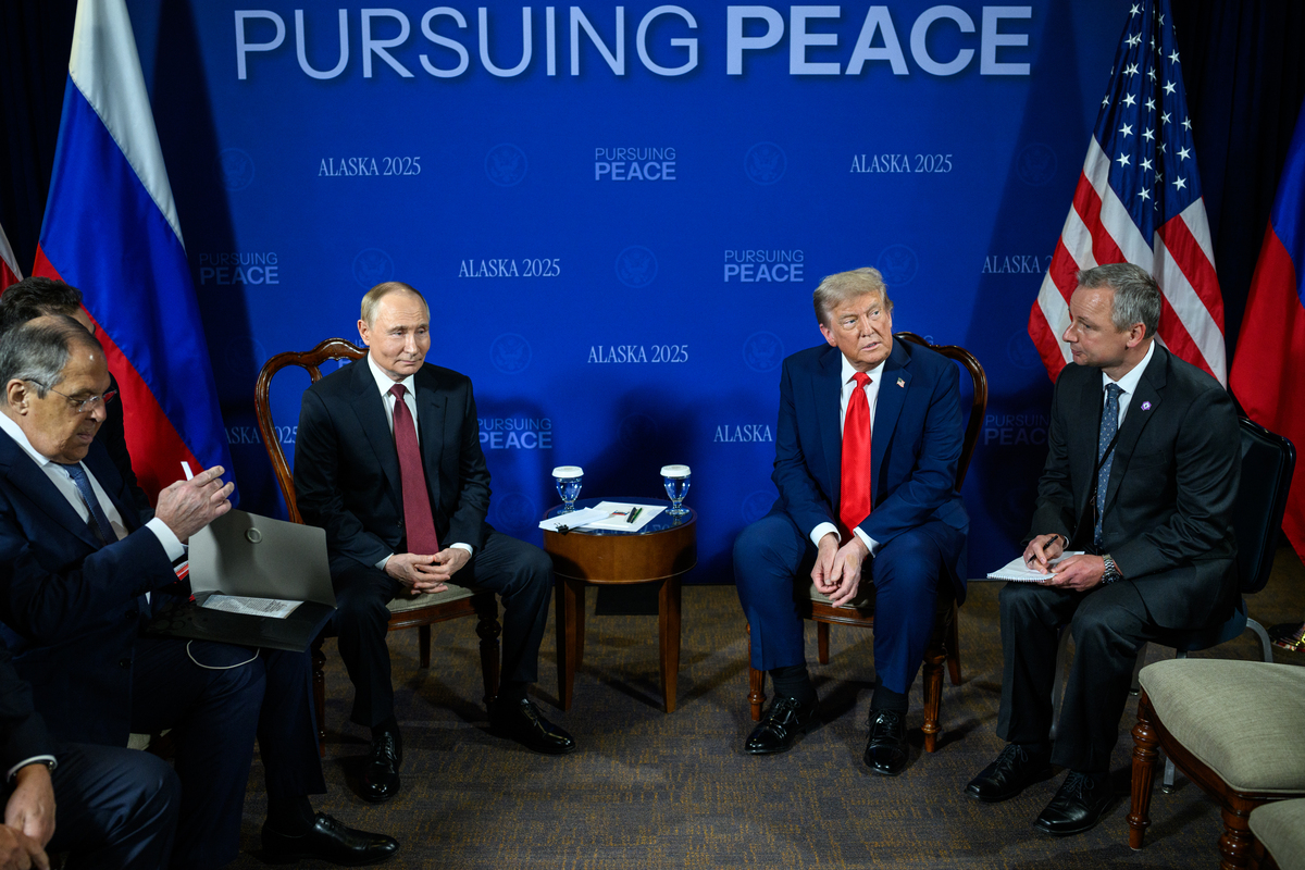 Владимир Путин и Дональд Трамп