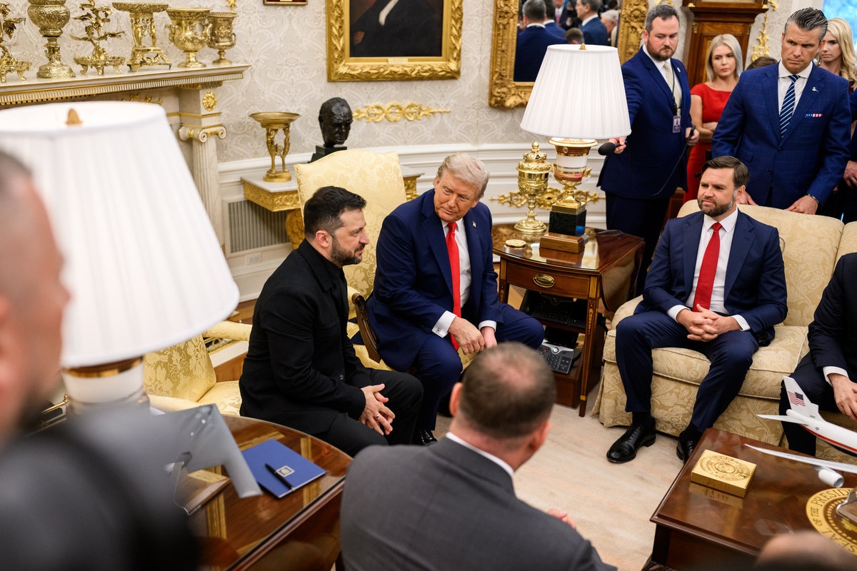 Дональд Трамп и Владимир Зеленский