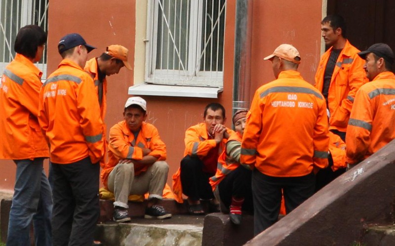 Иностранные рабочие © KM.RU, Илья Шабардин