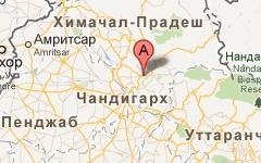 Город Шимла. Изображение с сайта maps.google.ru